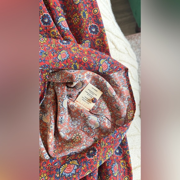 DÔEN JOSSELINE TOP IN ROUGE RIVIERA MEDALLION, brand new, never worn, No flaws. - Picture 8 of 15